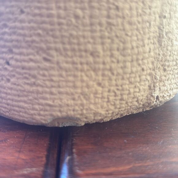 Large Rustic Tan Burlap Resin Deer Reindeer Planter - Picture 6 of 6